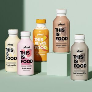 yfood Trinkmahlzeit Testpaket Classic – 5 verschiedene Sorten, verzehrfertige Mahlzeit zum Trinken, 5 x 500 ml